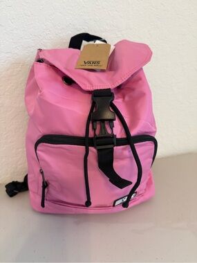 New womens Vans Pink Drawstring Backpack